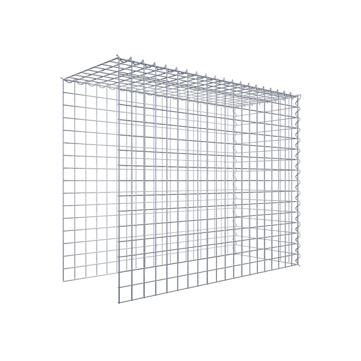 Gabiona - gavión para cultivo tipo 4 100 cm x 80 cm x 40 cm (l x a x p), tamaño de malla 5 cm x 5 cm, en espiral - alta calidad
