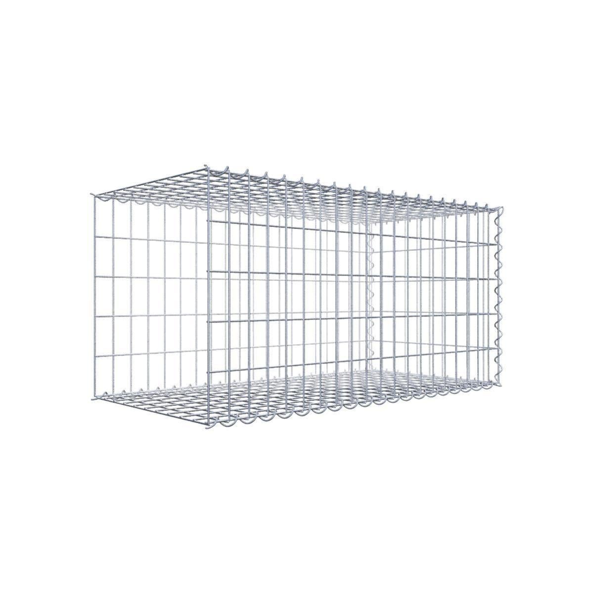 Gabbione Griglia Da Parete In Acciaio – 10x10cm Maglia, Dimensioni 20x50cm, Per Decorazione Interna/Esterna, Supporto Per Piante