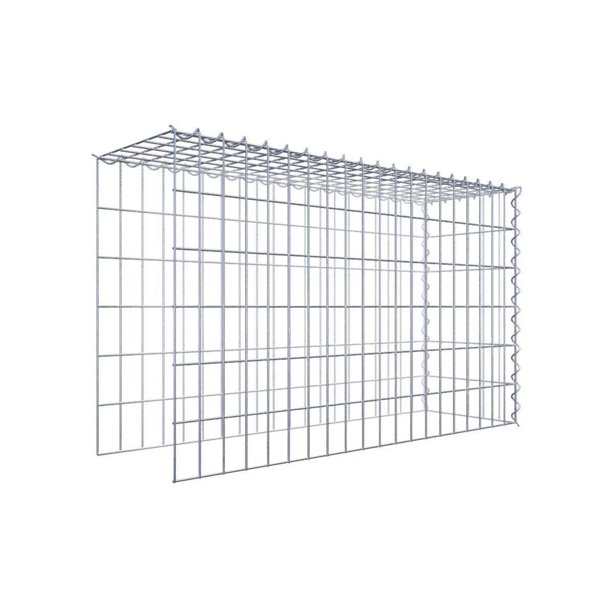 GABIONA Griglia Per Gabbioni 5x5 Cm - Pannello 60x20 Cm - Acciaio Zincato Per Parete E Giardino