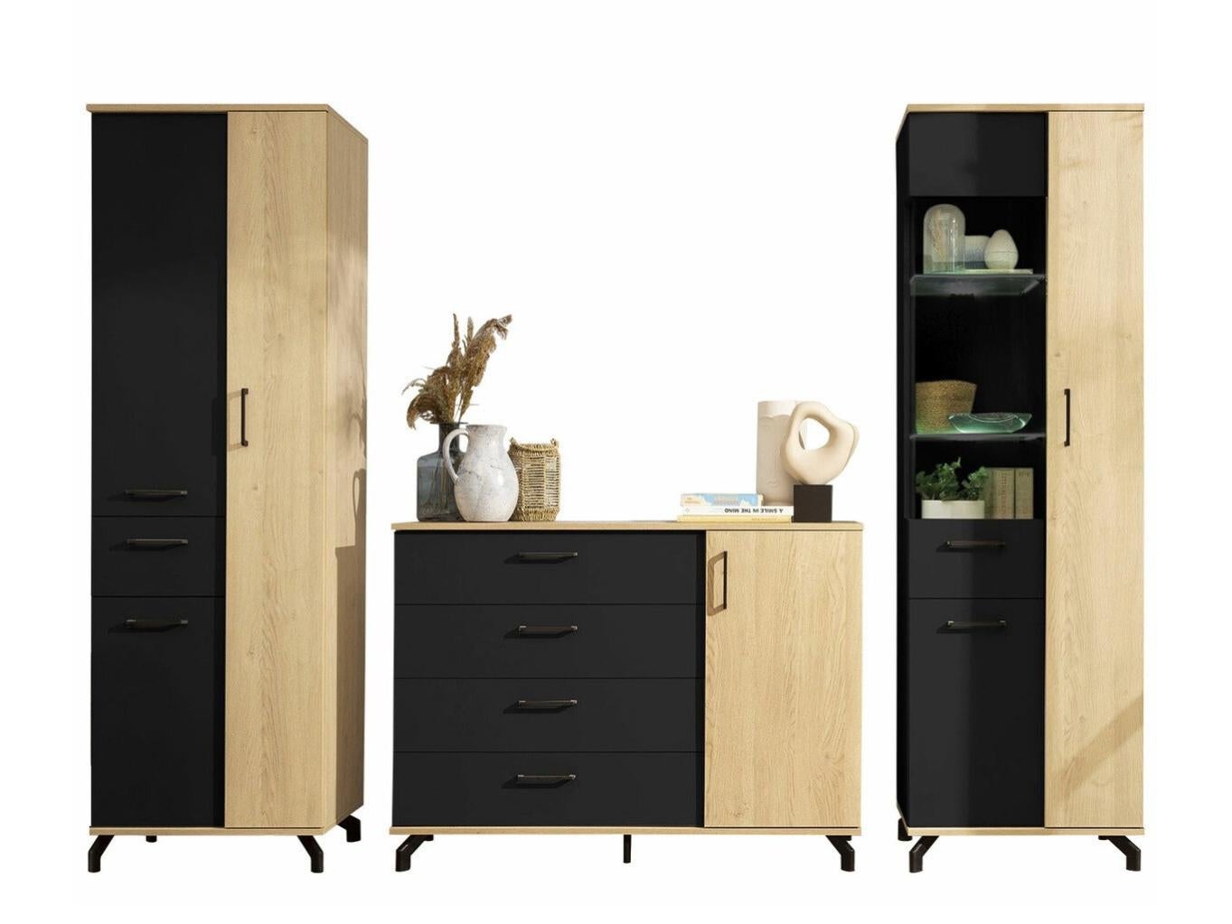 WOHNLING Tavolino Set Di 2 Tavolo Da Salotto In Legno