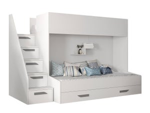 Letto salvaspazio Kando D singolo rete doghe - Musa Home Design