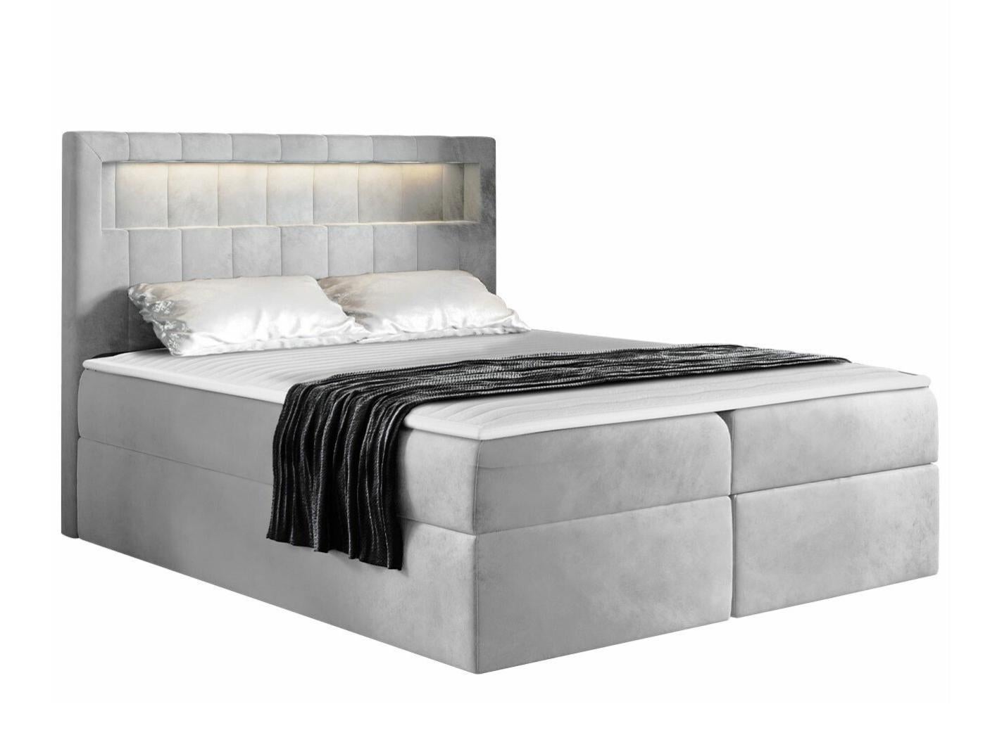 Lit continental Baltimore 131, Continental, Double, Gris, 200x200