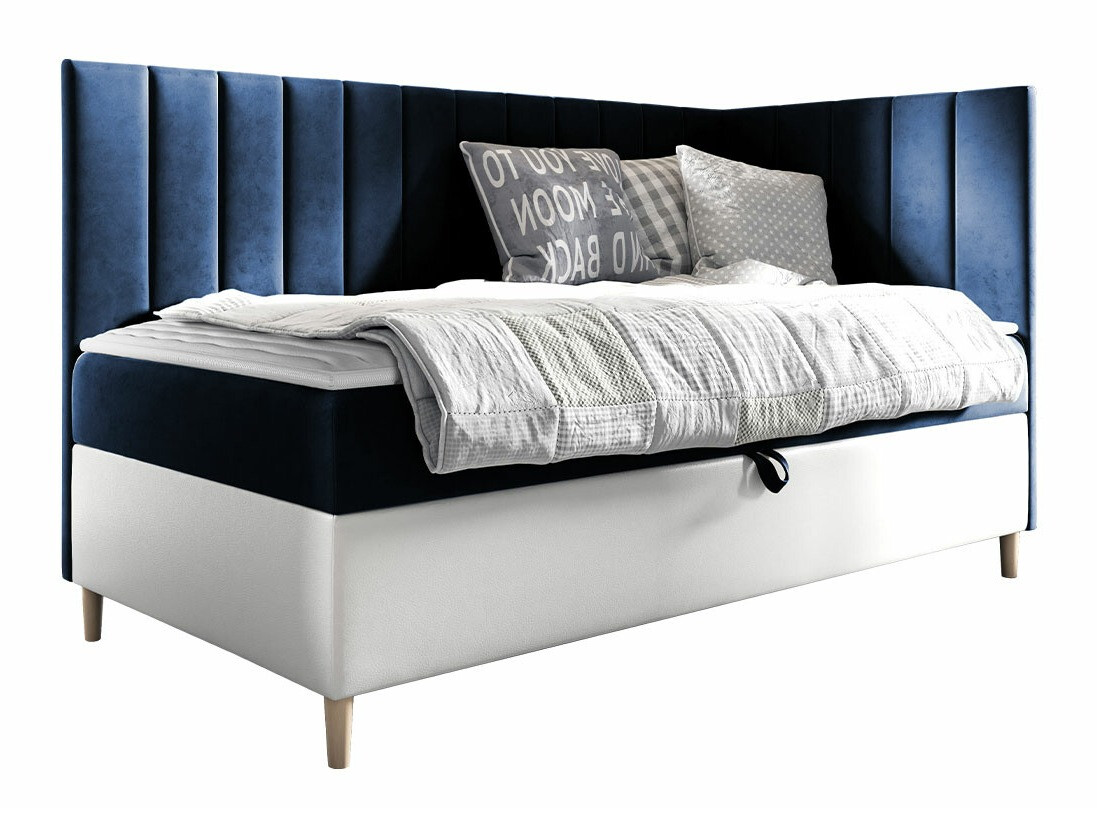 Letto continentale Baltimore 164, Continentale, Singolo, Blu, 100x200 ...