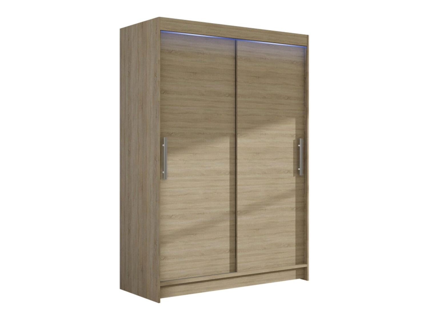Armoire Atlanta 117, Sonoma chêne, 200x120x58cm, Wardrobe doors