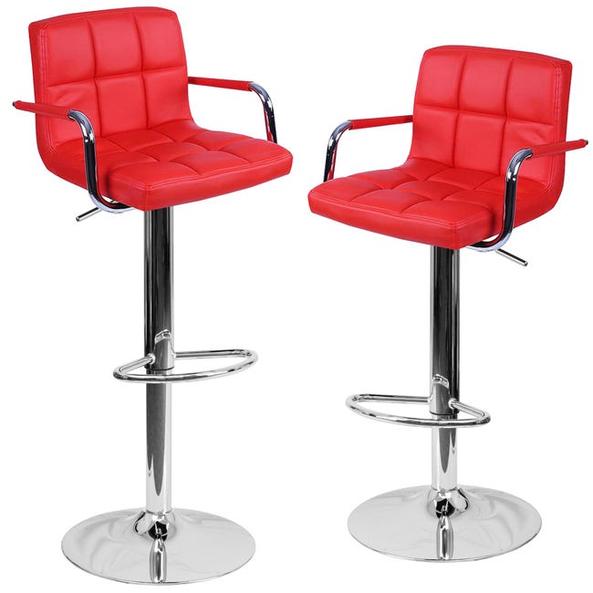 Set 2 Sgabelli da Bar Altezza Regolabile Seduta in ABS Bianco – acquista su Giordano Shop Set 2 Sgabelli da Bar Altezza Regolabile Seduta in ABS Bianco – acquista su Giordano Shop