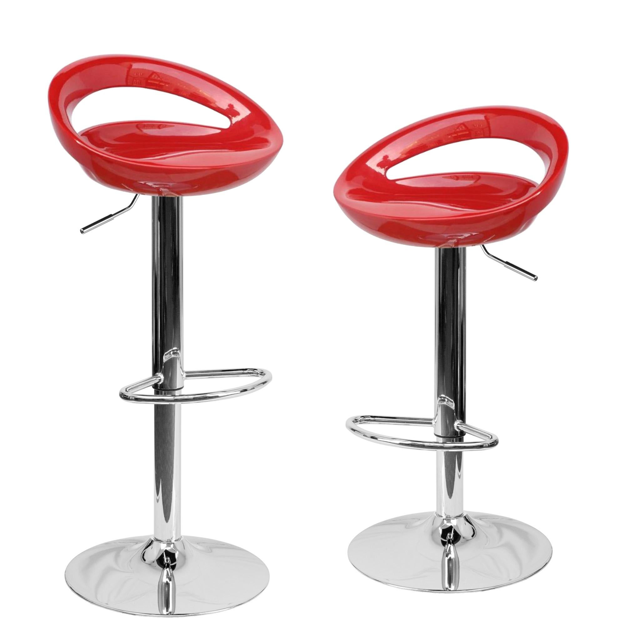 2 Sgabelli Da Bar Cucina Sedia In ABS Con Schienale Sgabello Girevole 2-sgabelli-da-bar-cucina-sedia-in-abs-con-schienale-sgabello-girevole