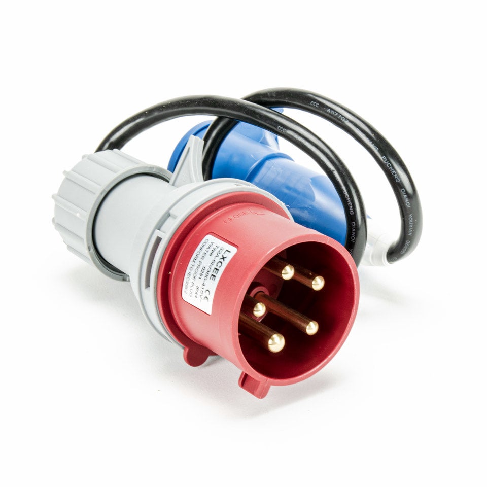 Perel ECEEA2-G - Câble adaptateur avec prise schuko vers fiche cee
