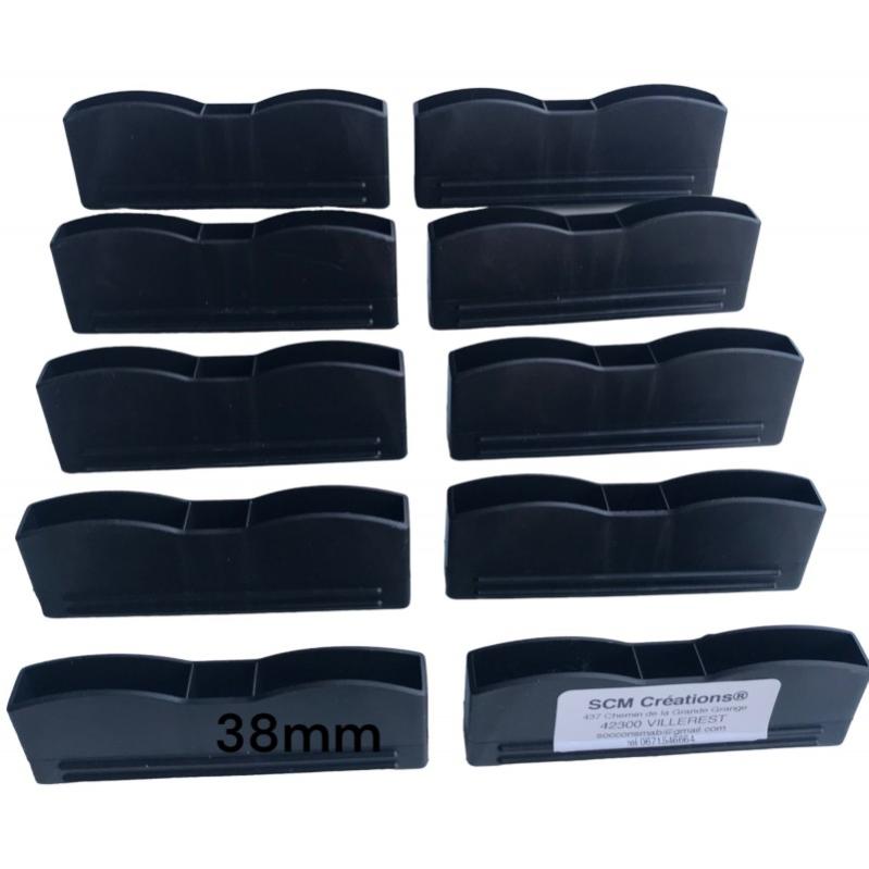 Embout Pour Lattes 60 Mm Lot De 20 Embouts Pour Latte De 53mm, Avec Vis De Fixation. Pour Fixation Latte Sommier