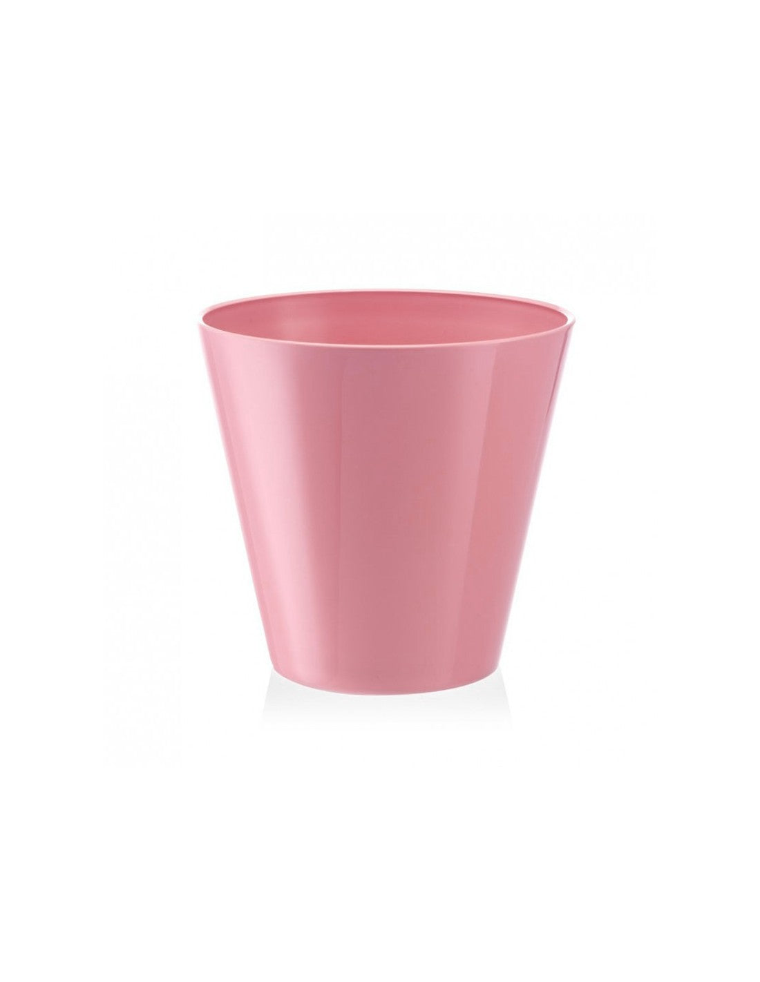 Tusco Cosmopolitan Vaso Da Giardino Rotondo 66 Cm – Effetto Argilla, Plastica Resistente Ai Raggi UV, Per Esterni E Interni, Colore Espresso