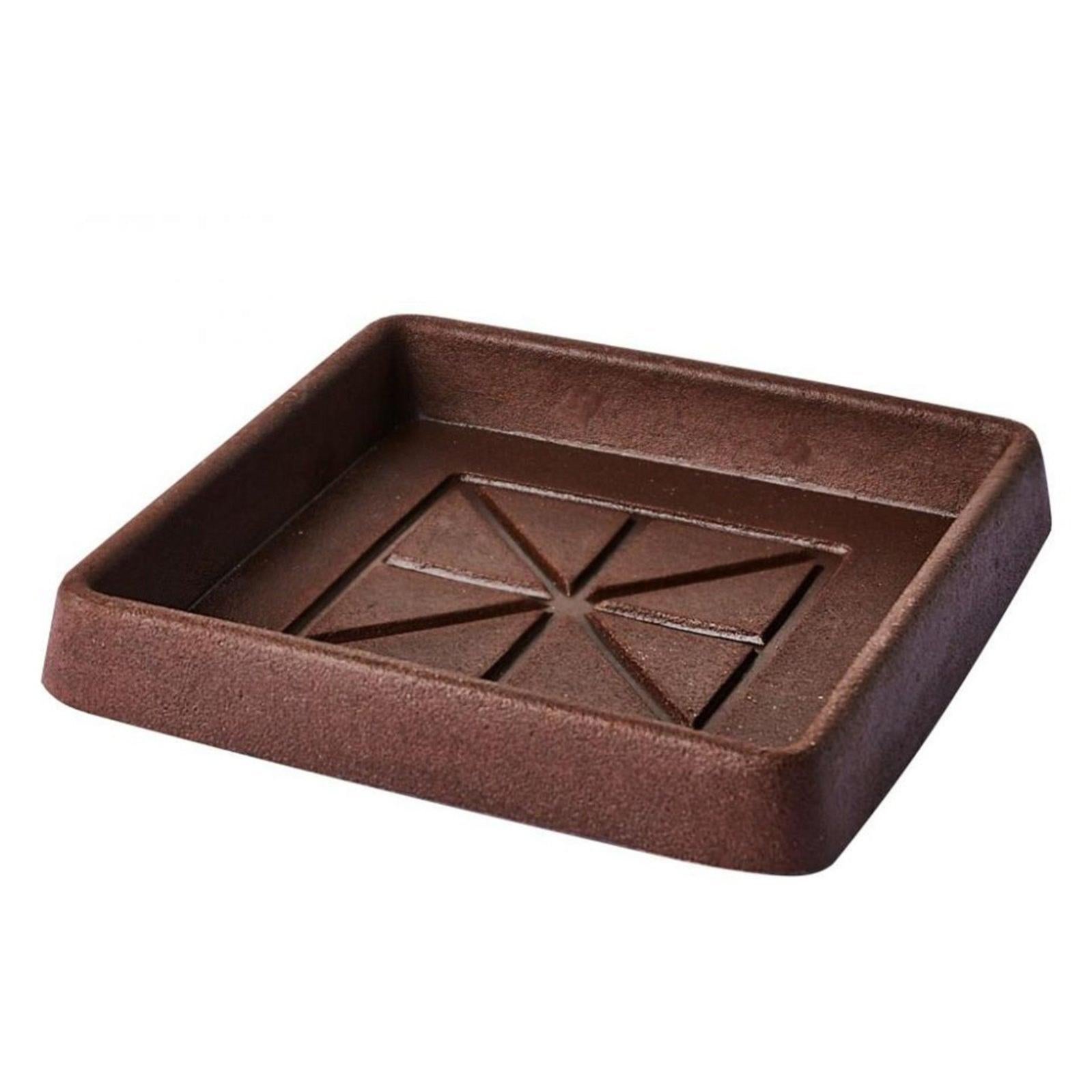 HEMOTON Vassoio Plastica per Piante da Interno Ruote Supporto per Vasi di Fiori e Resistente Base per Vasi Design Semplice e Pratico