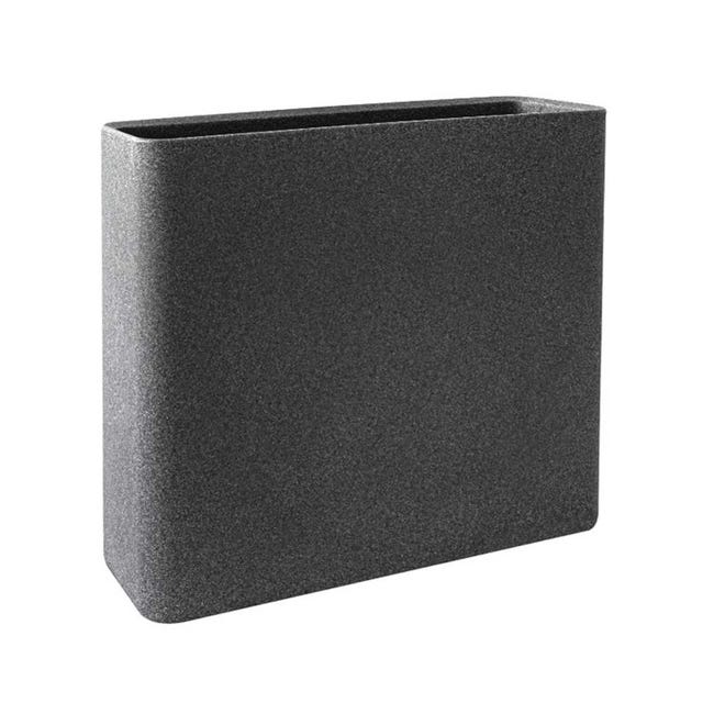 Vasi Neri Con Drenaggio Rotondi In Plastica Riciclata - Idroponica E Giardinaggio, 1L/5L/10L/20L Vasi Per Piante - Foto 3