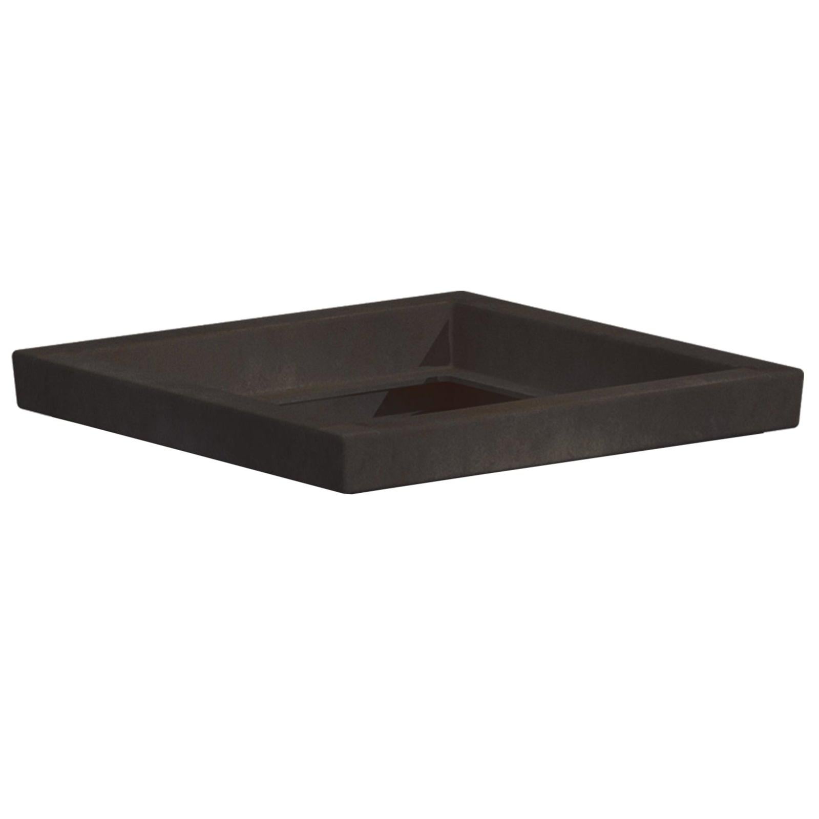 Sottovaso Tondo In Resina Decor Space – Made In Italy, Per Vasi Da 27 O 40 Cm, Color Terracotta, Adatto Interno/esterno - 2