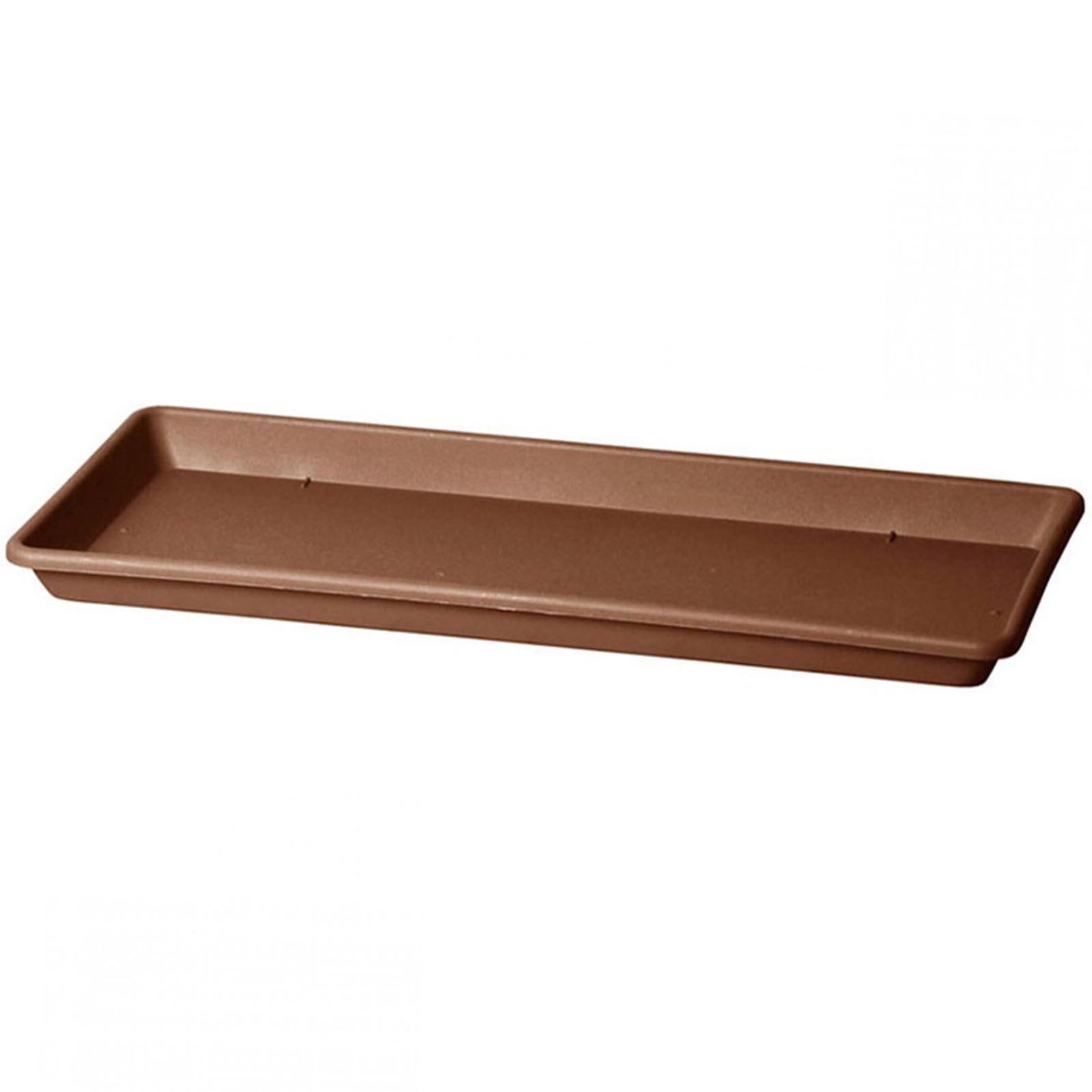 SURALIN 2 Sottovasi Per Piante In Plastica, Colore Cemento Cenere, Diametro 20 Cm, Design A Strisce Rialzate, Antimarciume Per Interni/Esterni - 4