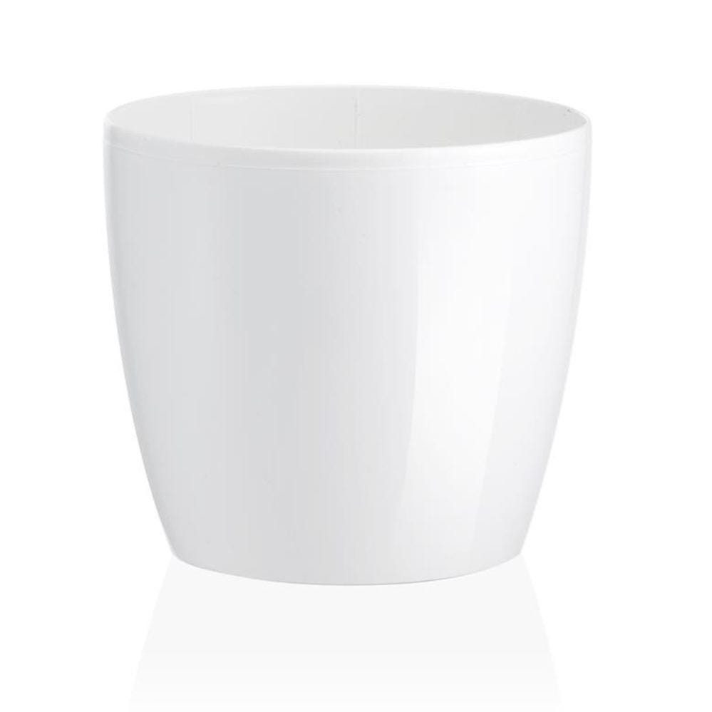 The HC Companies Vaso Autoirrigante Sedona - Rotondo 22,9 Cm, Plastica Leggera, Per Piante Da Interno/Esterno, Colore Schiuma Di Mare, Resistente UV