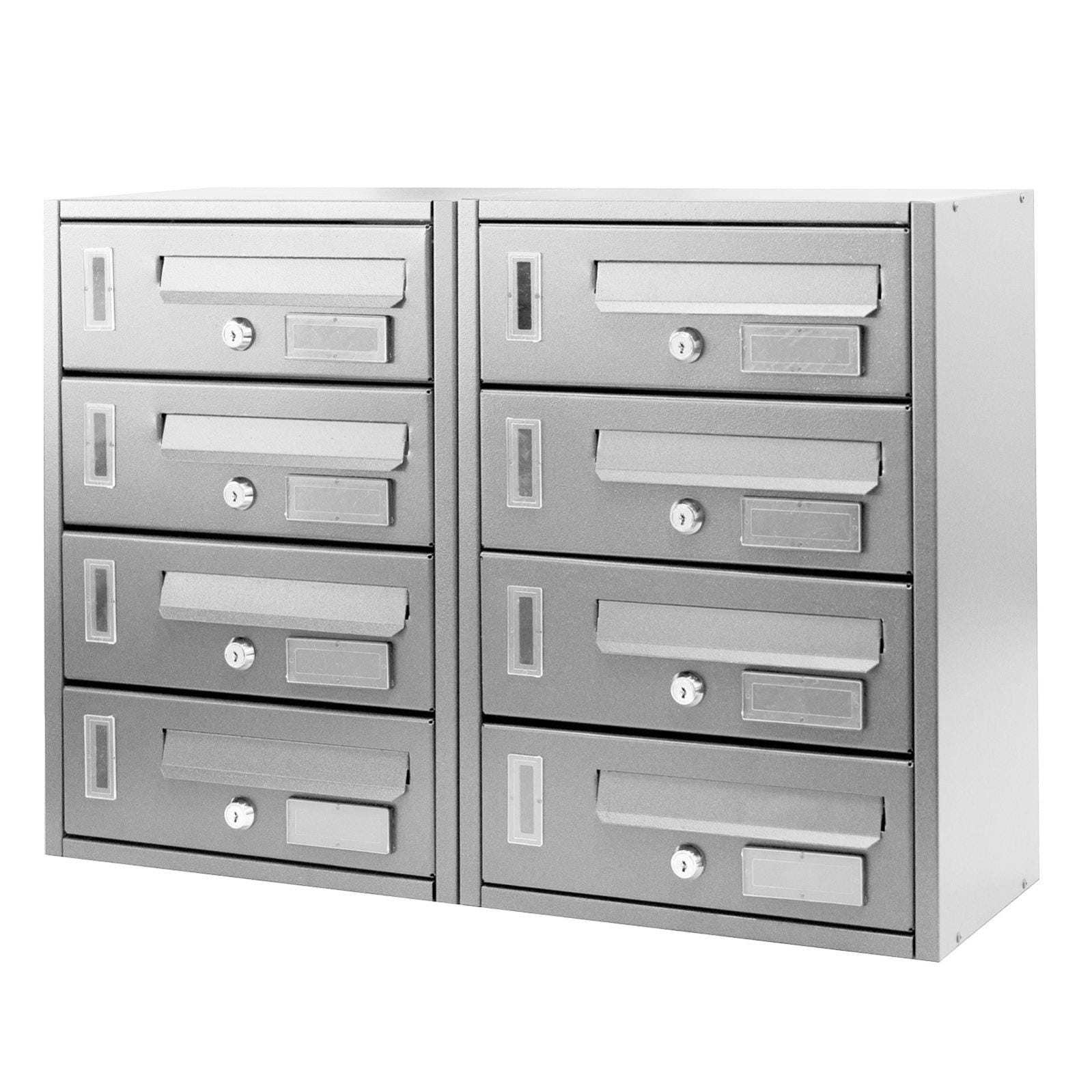 Cassetta Postale TECHNOMAX AZALEA In Alluminio - A Incasso, Design Moderno, Per Esterno - Foto 5