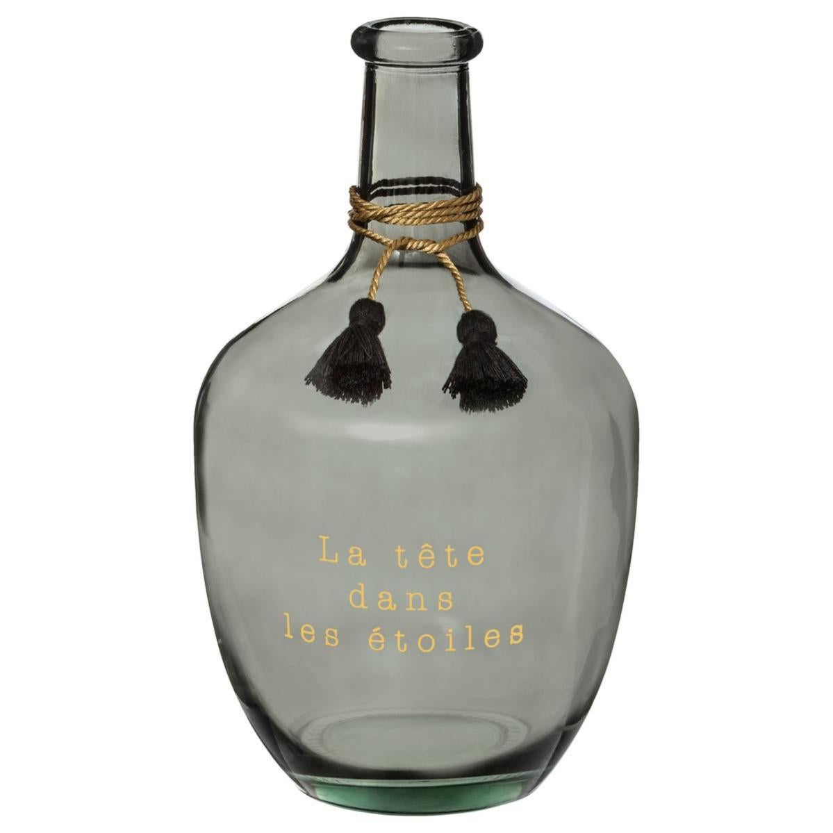 Vase Dame Jeanne "Gypsy" verre H31 cm Atmosphera créateur d