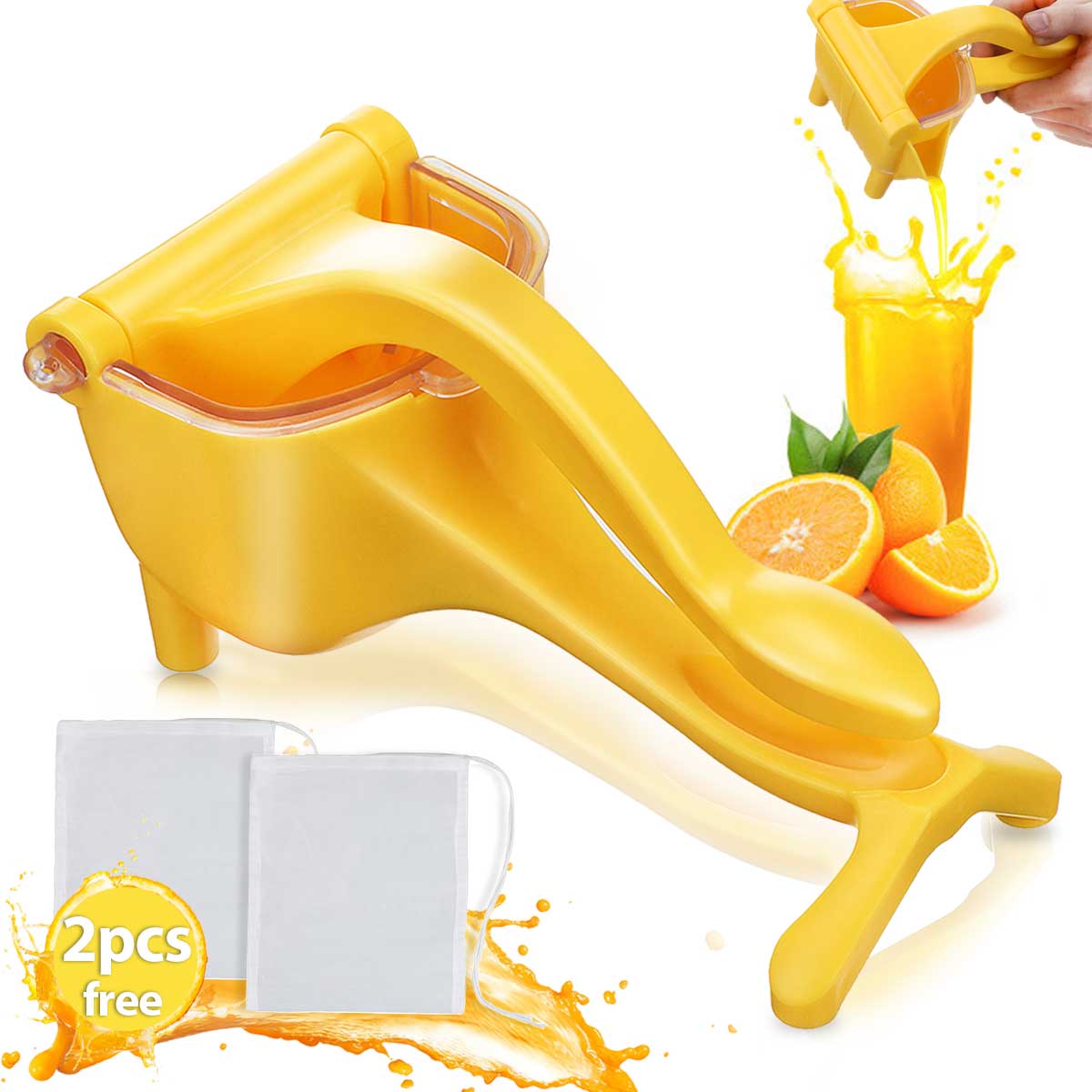 Aluminum Lemon / Orange Squeezer - Exprimidor de Naranja Manual
