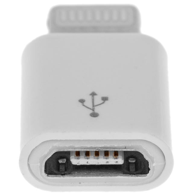 Adaptador Micro USB MO-PL01 para Lightning - Blanco