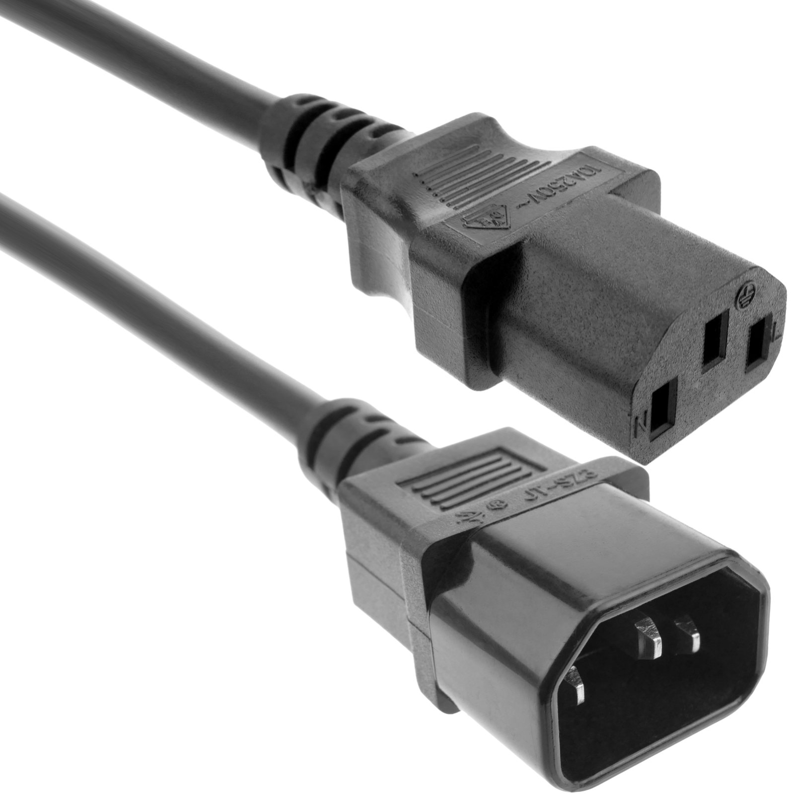 Câble Répartiteur IEC Y C14 Vers 5 X C13 – 1 M, 14 AWG, 15A – Pour Ordinateur, Moniteur, TV, Alimentation Multiple