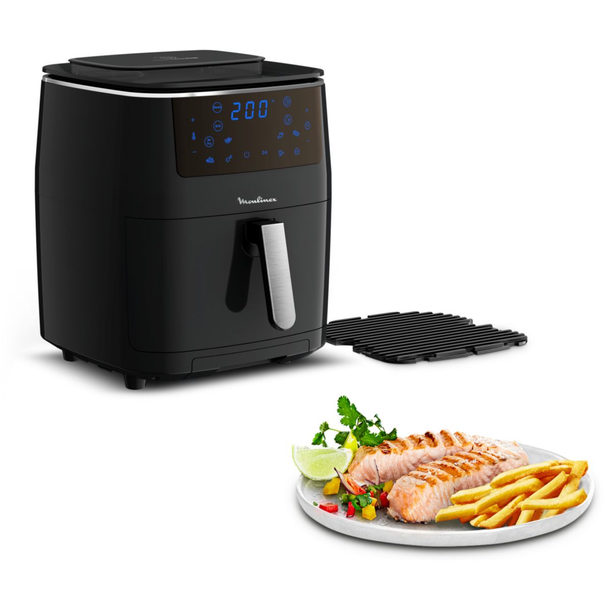 Friteuse Sans Huile MOULINEX Easy Fry & Steam 3 En 1 AL201810 | Leroy ...