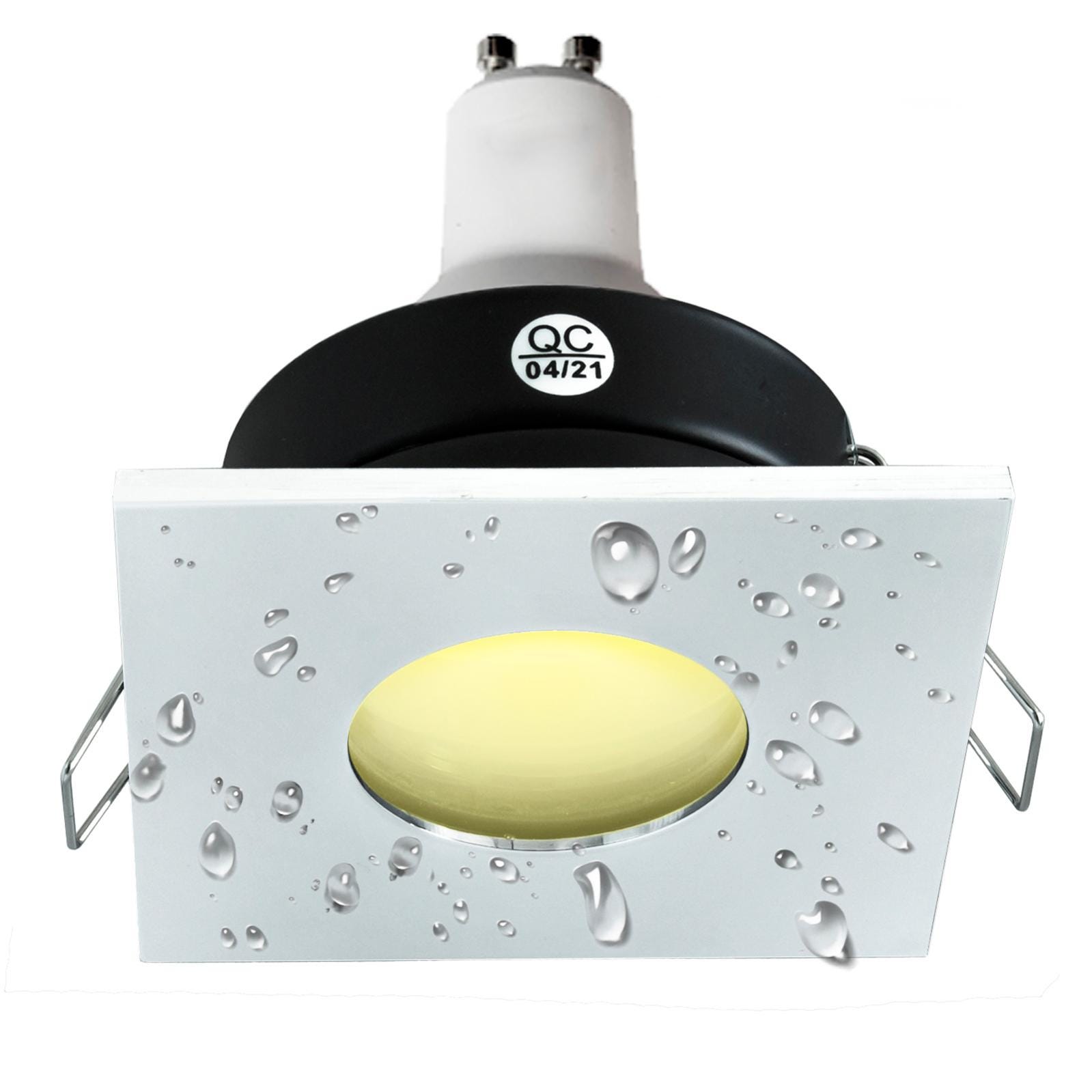 Spot étanche IP65 Douche salle de bain lampe LED GU10 6 W RGBW  chromothérapie : : Luminaires et Éclairage