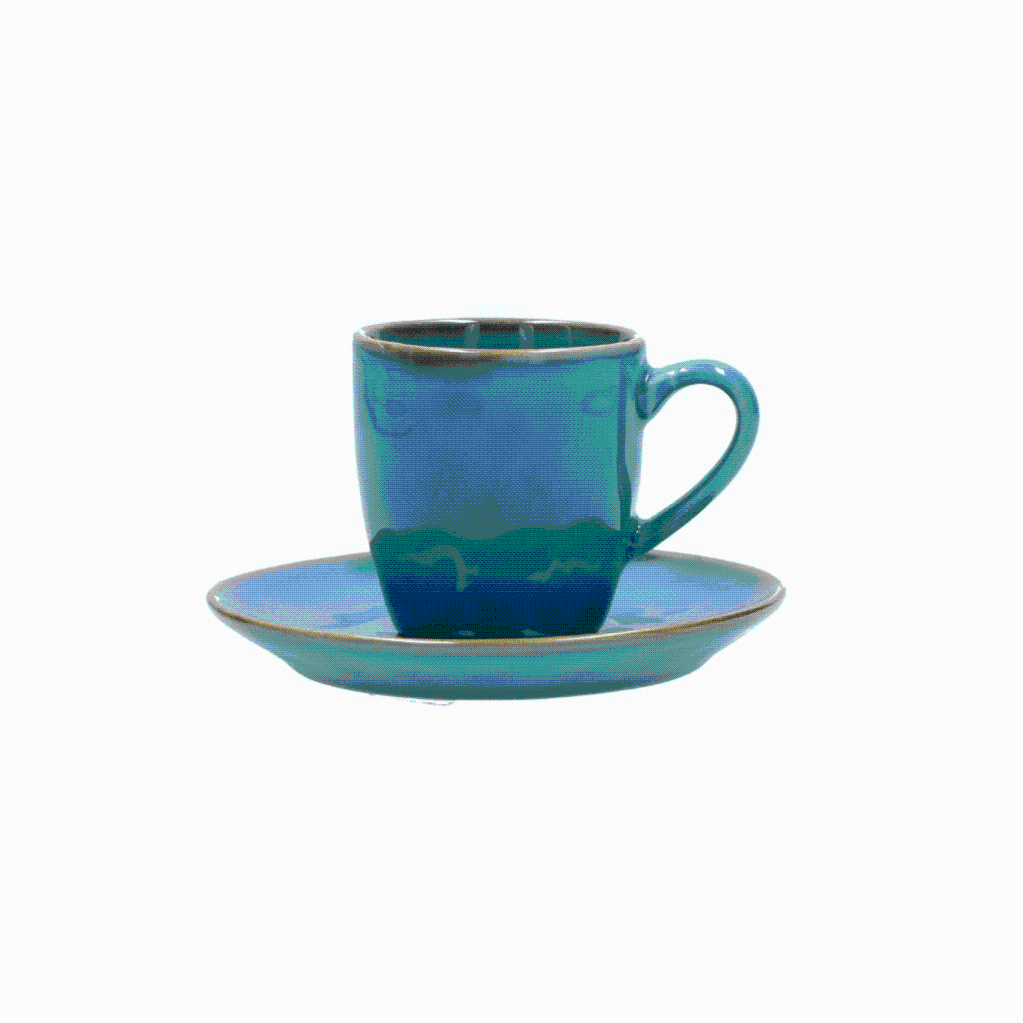 Thun Rose & Tulipani Espressotasse Concerto - Mit Untertasse, Mediterranes Design
