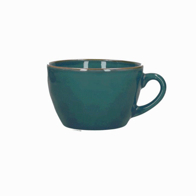 ROSE & TULIPANI - Pichet 0,6 L Concert Vert Eau - Grès Élégant Pour Table Raffinée