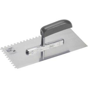 Truelle Pour Plâtre Et Béton 380 X 130 Mm – Acier Inoxydable, Poignée Ergonomique, Pour Finition Et Rasage