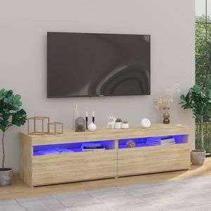 Maison Exclusive - Mobile Porta TV Nero 150x34,5x30 cm in Legno Multistrato