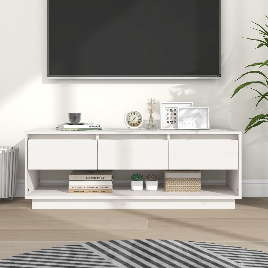 Mueble para televisión Md-Barbate en acabado blanco 49cm(alto) 136cm(ancho)  39cm(largo)