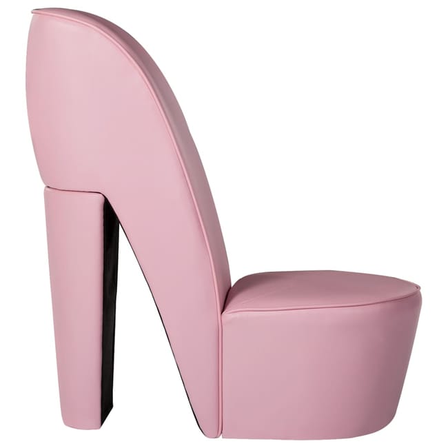 Talon top haut rose