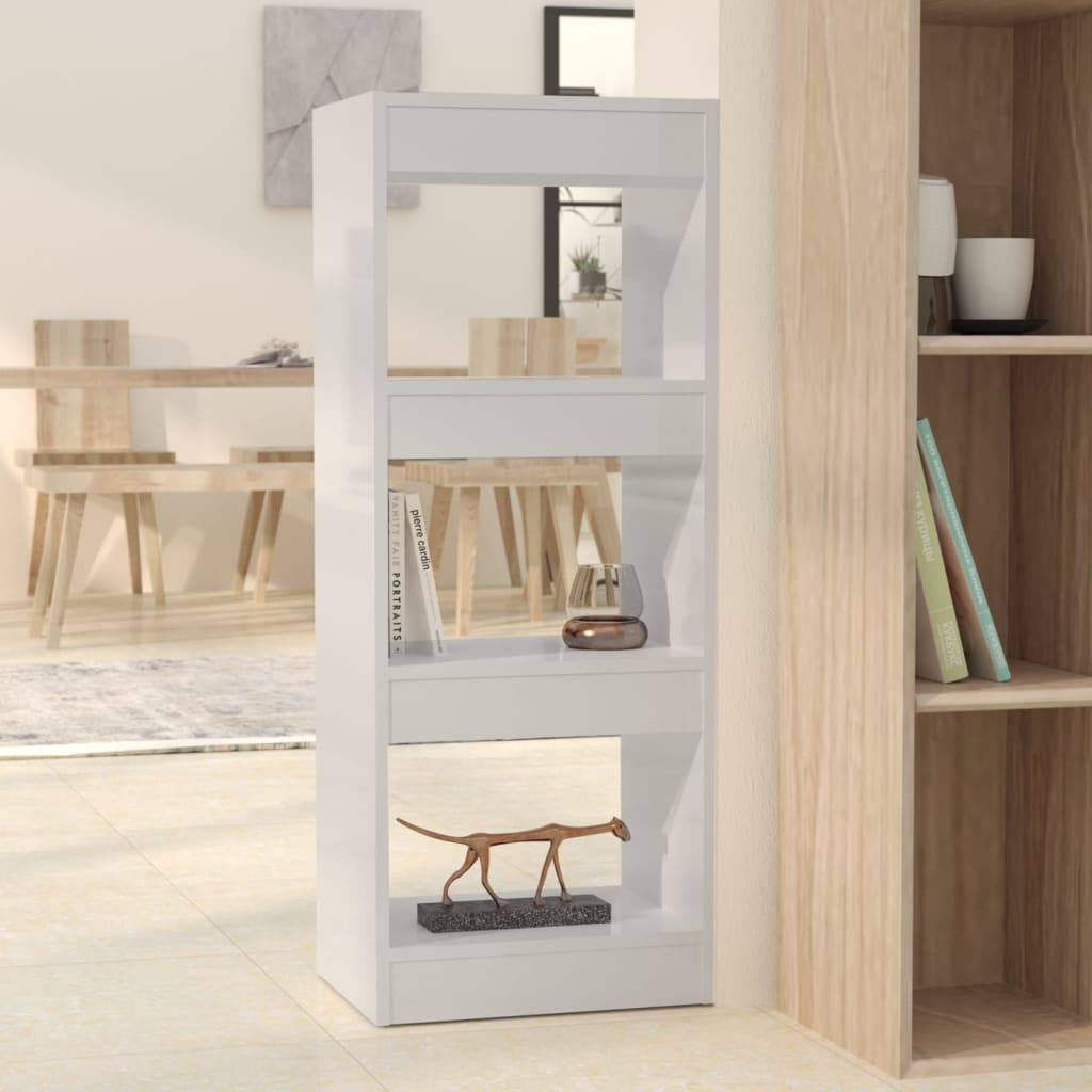 Maison Exclusive - Libreria Bianca 98x30x98 cm in Legno Multistrato