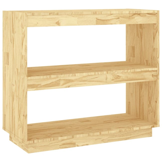 Maison Exclusive Estantería madera maciza de pino blanca 80x35x183 cm