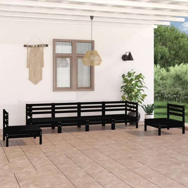 Maison Exclusive - Set Divani da Giardino 5 pz Miele in Legno Massello di Pino | Leroy Merlin Maison Exclusive - Set Divani da Giardino 5 pz Miele in Legno Massello di Pino | Leroy Merlin