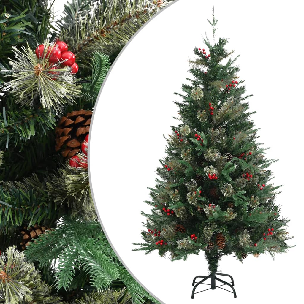 Sapin de Noël, 180 cm, PVC artificiel, PE, 815 branches, montage