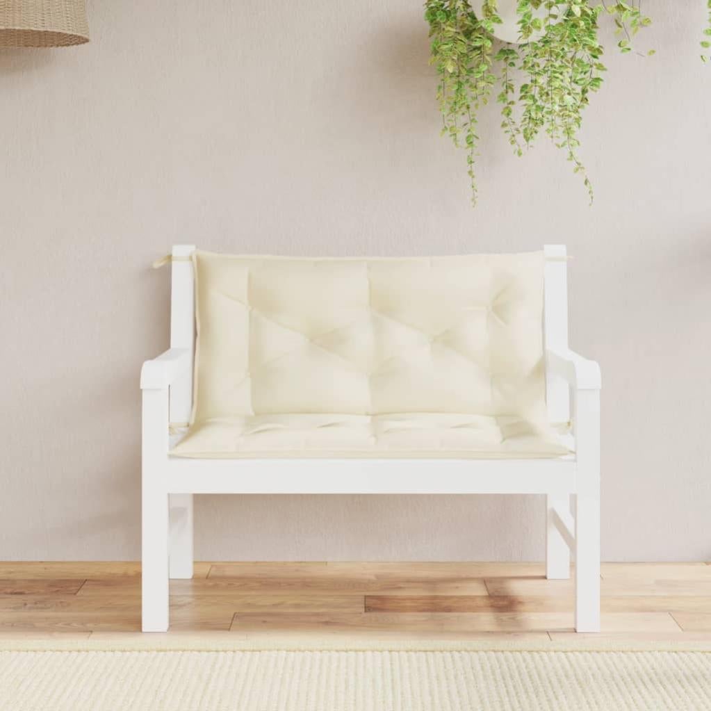Bench Cushion 2 3 posti per interni ed esterni, cuscini rettangolari per panca da giardino, spessore cuscino per chaise swing (120 x 48 cm, marrone