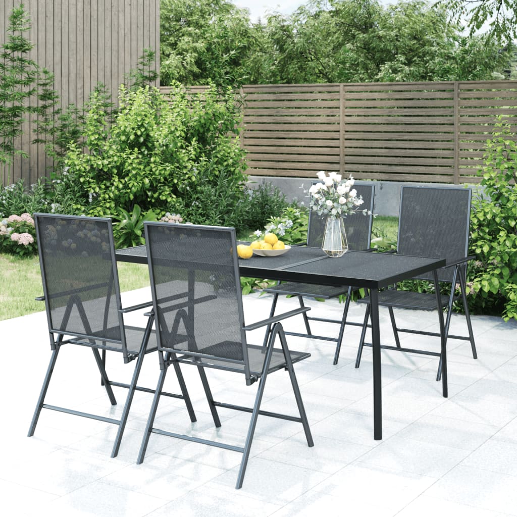 Maison Exclusive - Tavolo da Giardino Pieghevole Antracite 38x38x38cm Rete  Acciaio