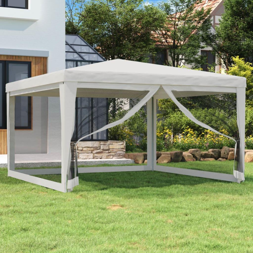 Tenda Da Festa VidaXL Pop-Up 4x3m - Verde Con Pareti E Finestre | Ideale Per Eventi All'Aperto - Foto 2