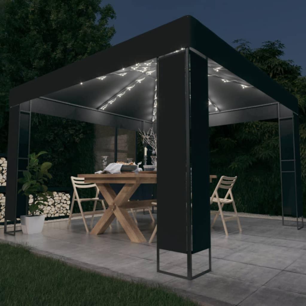 AUAUY Ghirlanda di Edera Artificiale Luci a Corda, 5M 50 LED Stringa Luminosa con Foglie, Edera Ghirlanda Luminosa, Lucine a Batteria, per Interni, Matrimonio, Giardino, Decorazione per Feste