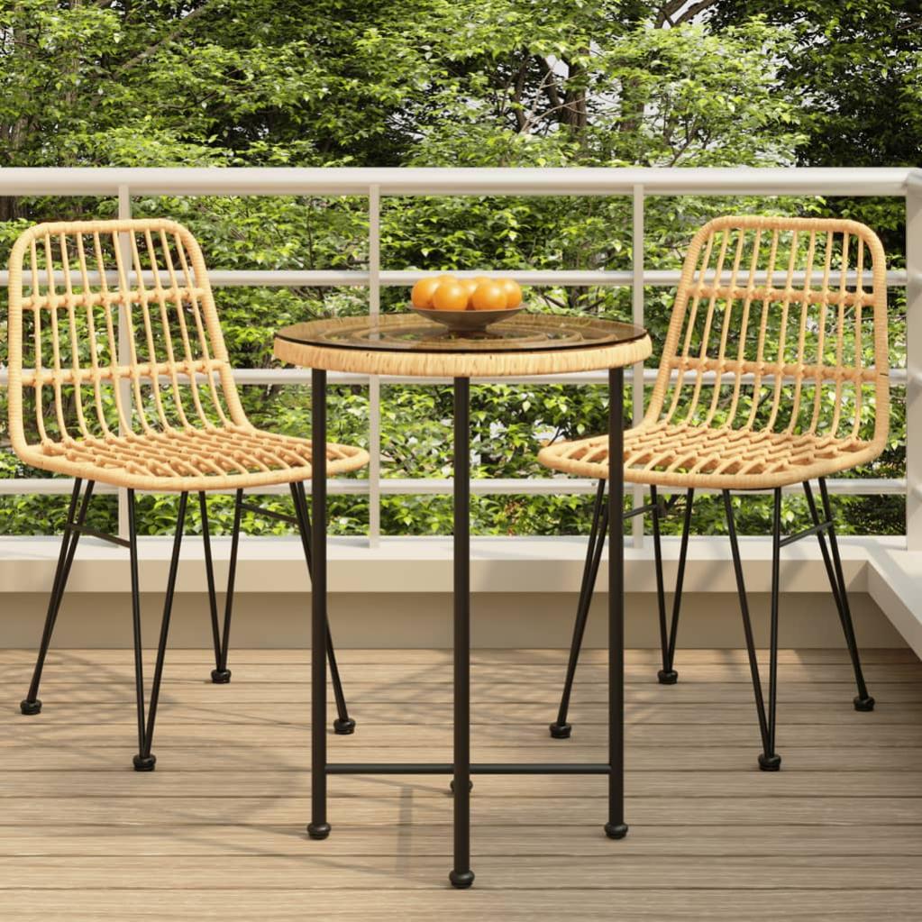 Maison Exclusive Table de salle manger 55 cm Verre tremp et acier