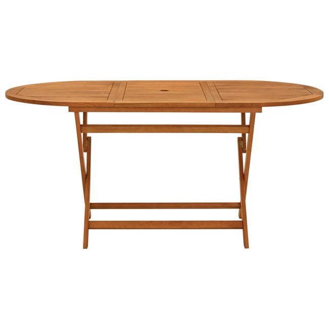 Maison Exclusive - Tavolo da Giardino Pieghevole 160x85x75cm Massello di  Eucalipto