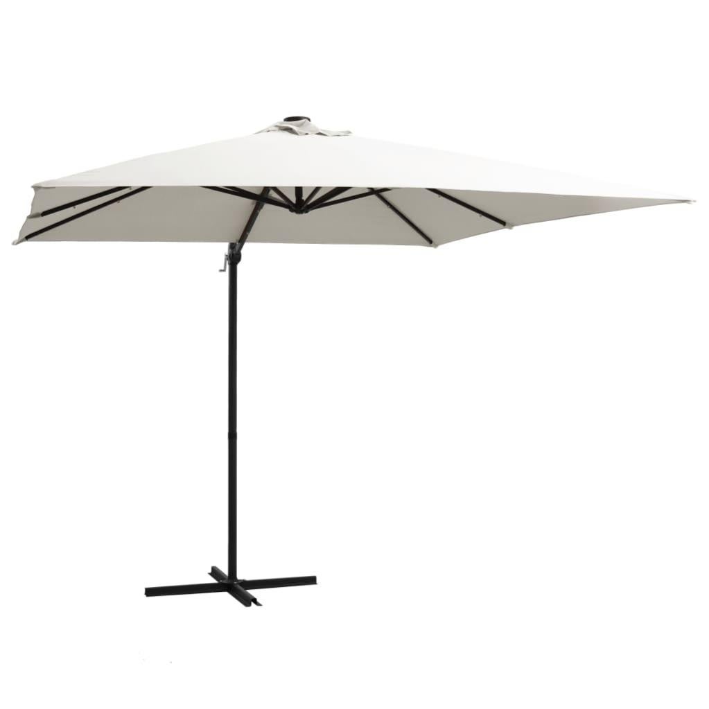 Ombrellone A Sbalzo VidaXL 2x3 M - Con LED Integrato, Palo In Acciaio, Tessuto Anti-UV. Per Terrazza, Giardino E Patio!