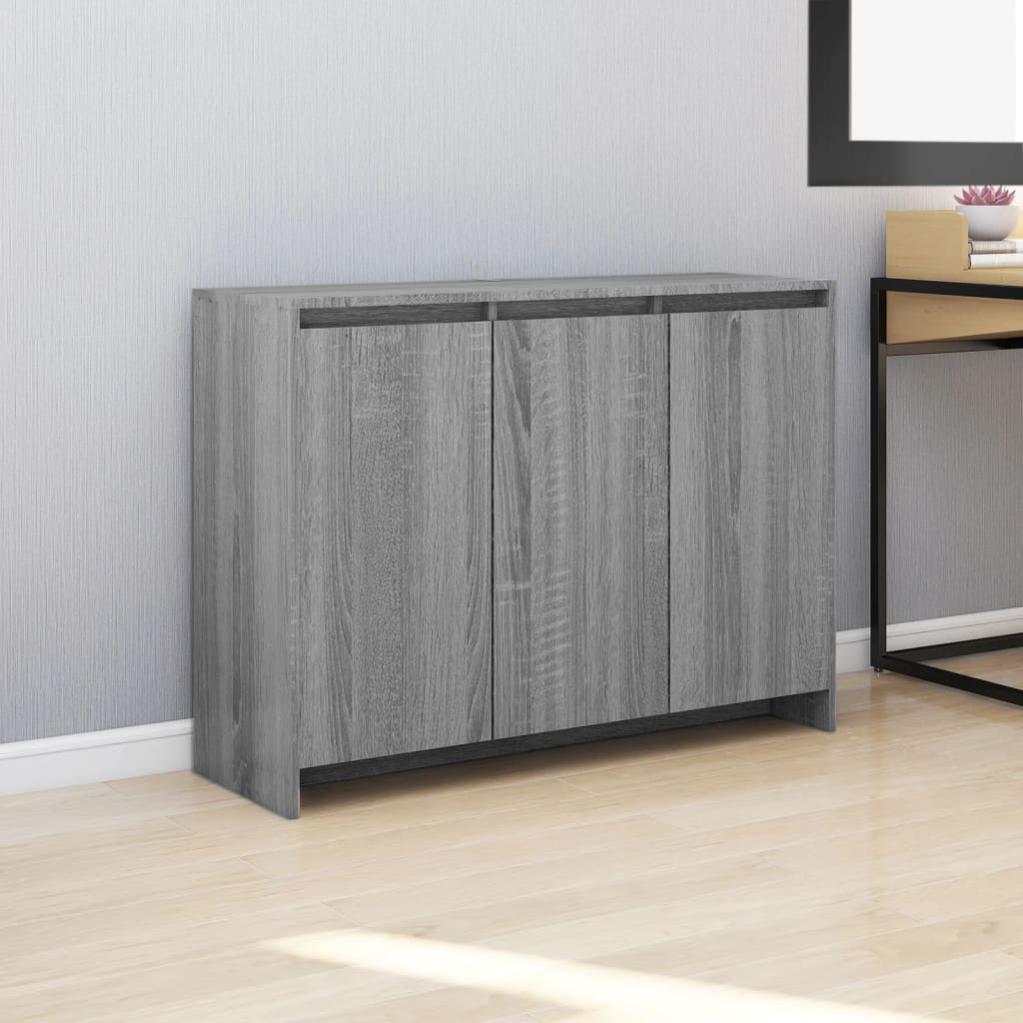 Mobile Basso Soggiorno Credenza Salvaspazio Grigio Cemento 60x30x50cm - Truciolato, 2 Ripiani, Per Ingresso O Camera Mobile Da Ingresso - 7
