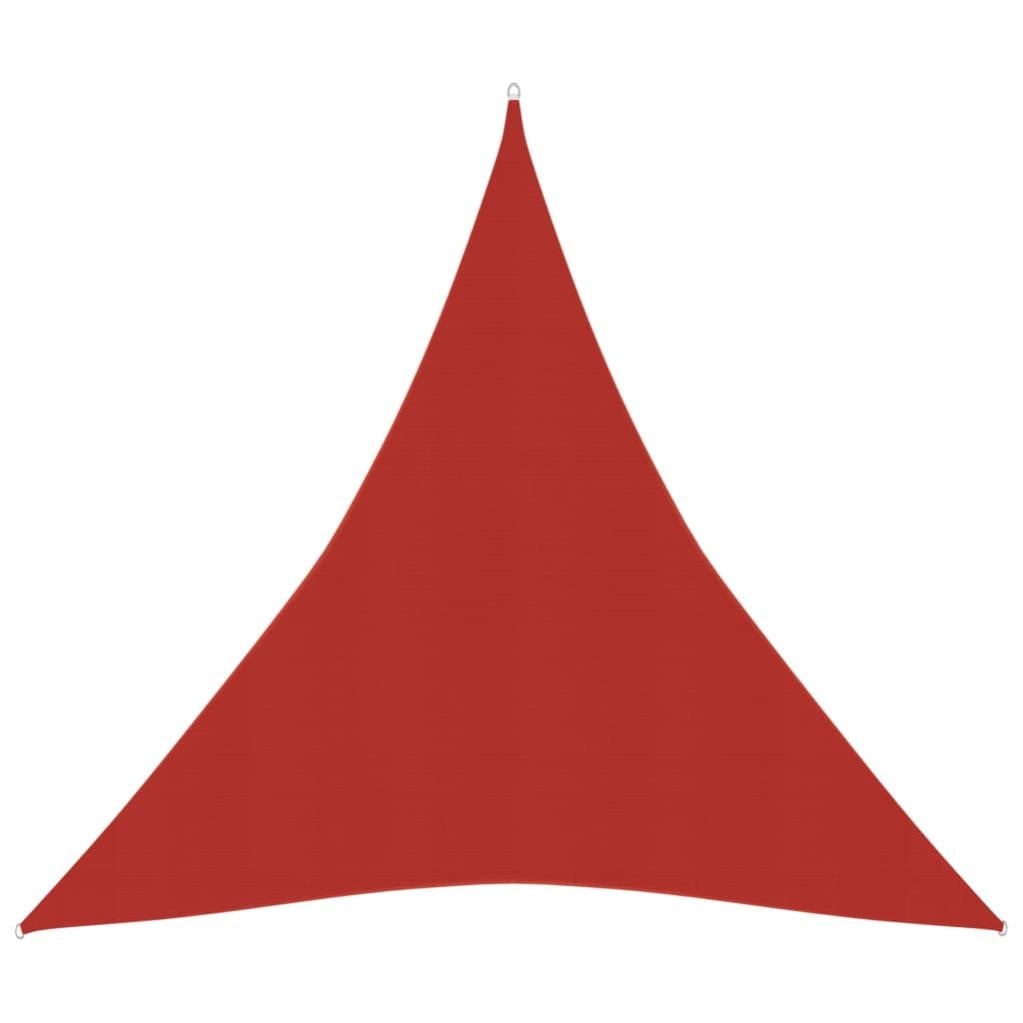 Vela triangolare ombreggiante parasole da giardino HDPE lime