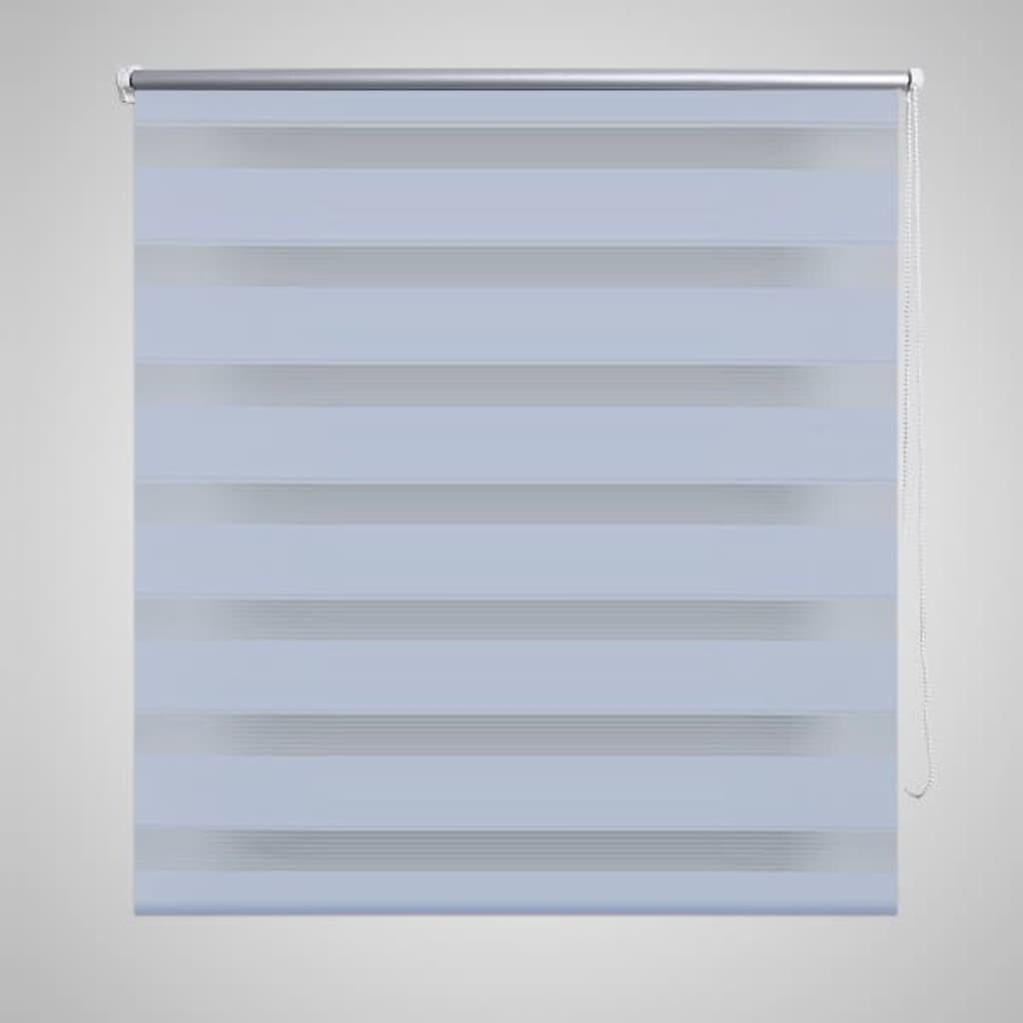 Tenda A Rullo Zebra AOSKY Senza Fili - Doppio Strato Filtro Luce, Sistema Free-Stop, 66x183 Cm, Per Privacy Giorno E Notte - 3