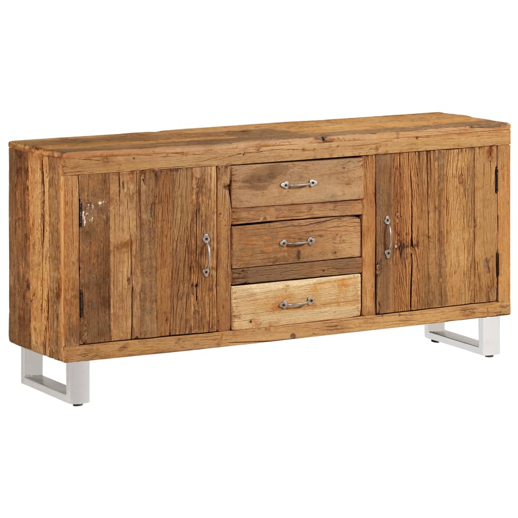 credenza in legno di Legno riciclato 150x40x86 multicolore laccato