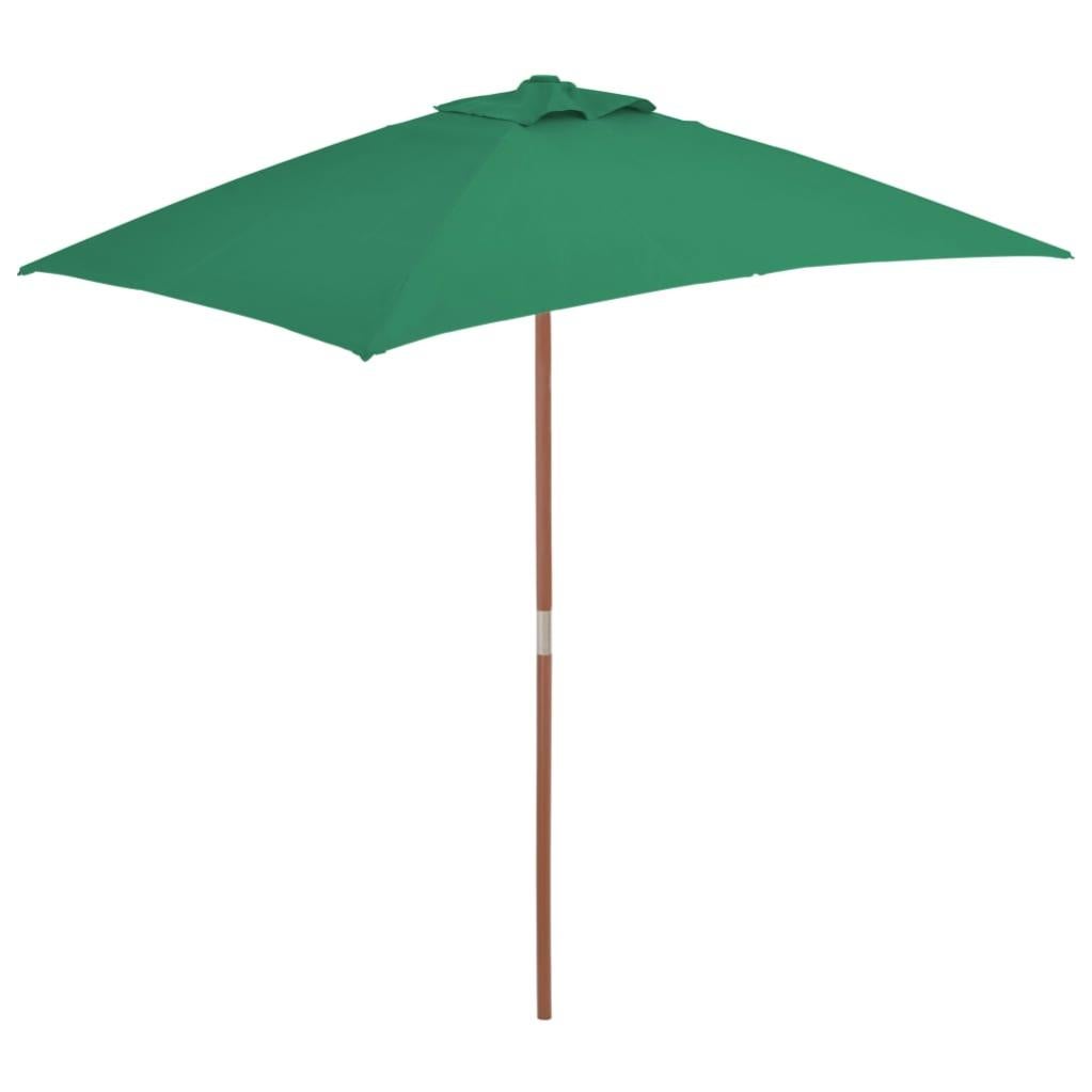 Maison Exclusive - Ombrellone da Esterni con Palo in Acciaio 300 cm Verde | Leroy Merlin