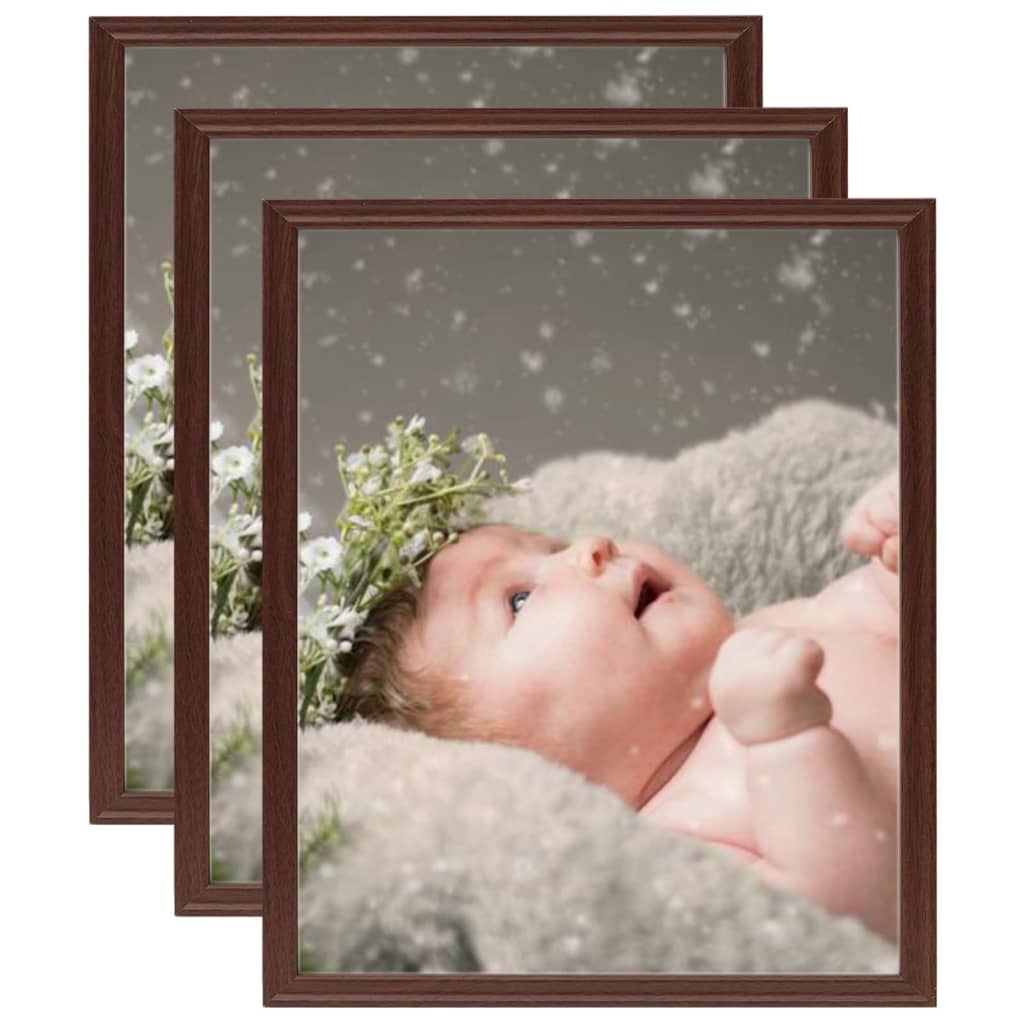 Maison Exclusive - Cornici Foto Collage 5 pz per Tavolo Rosso Scuro 21x29,7  cm