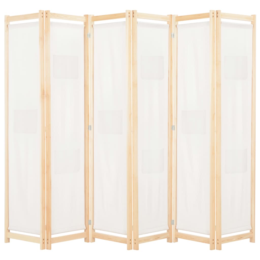 Biombo/Enrejado de 4 paneles madera maciza de abeto 161x180 cm