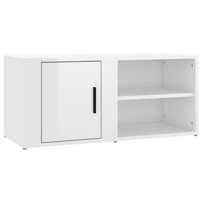 Maison Exclusive Muebles para TV 2 uds madera blanco brillo 80x31